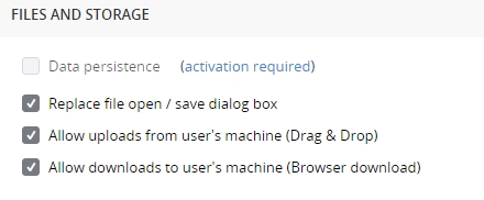 031 Data persistence on Policy page