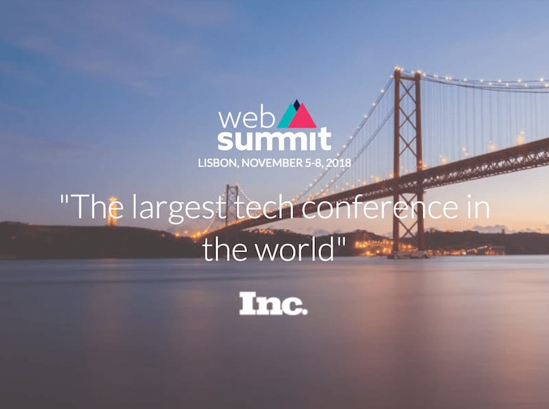 Web Summit, Altice Arena, November 5-8, Lisbon Portugal
