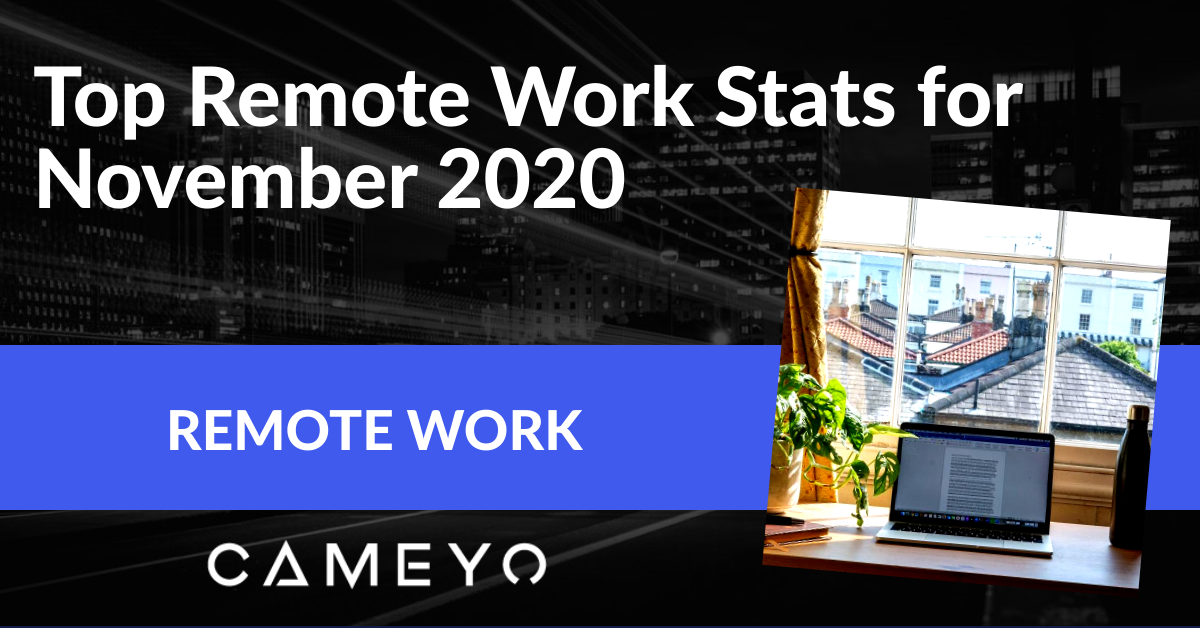 Image for blog post on the Top Remote Work Stats for November 2020